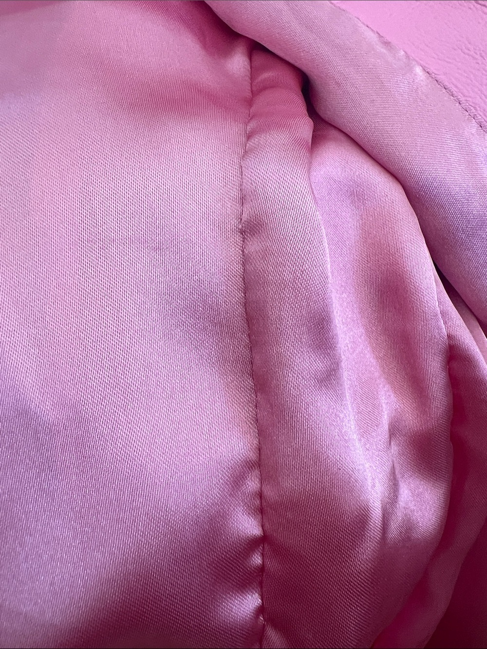 Women’s Barbie, pink Leather Jacket - Classic Zip Front - Picture 3 of 5